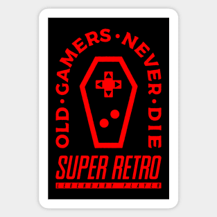 Old Gamers Never Die Sticker